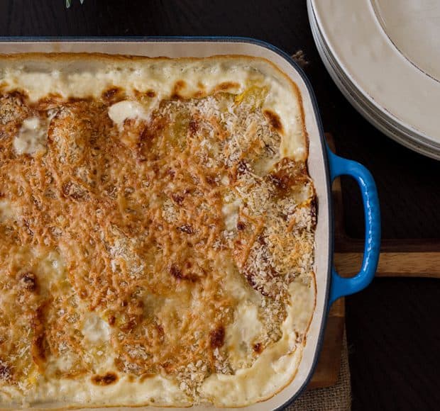 Autumn Squash Gratin and More Le Creuset Signature Roaster Recipes | Kitchen Confidante