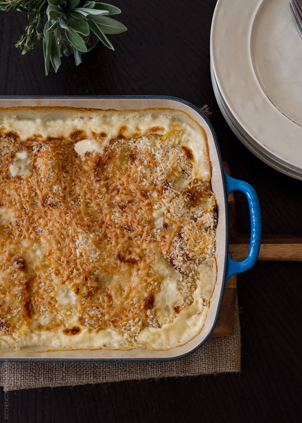 Autumn Squash Gratin and More Le Creuset Signature Roaster Recipes | Kitchen Confidante