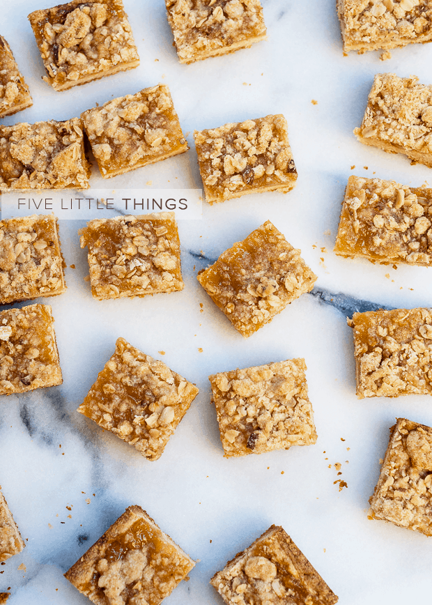 Five Little Things - September 20, 2013 | www.kitchenconfidante.com | Meyer Lemon Jam Crumb Bars