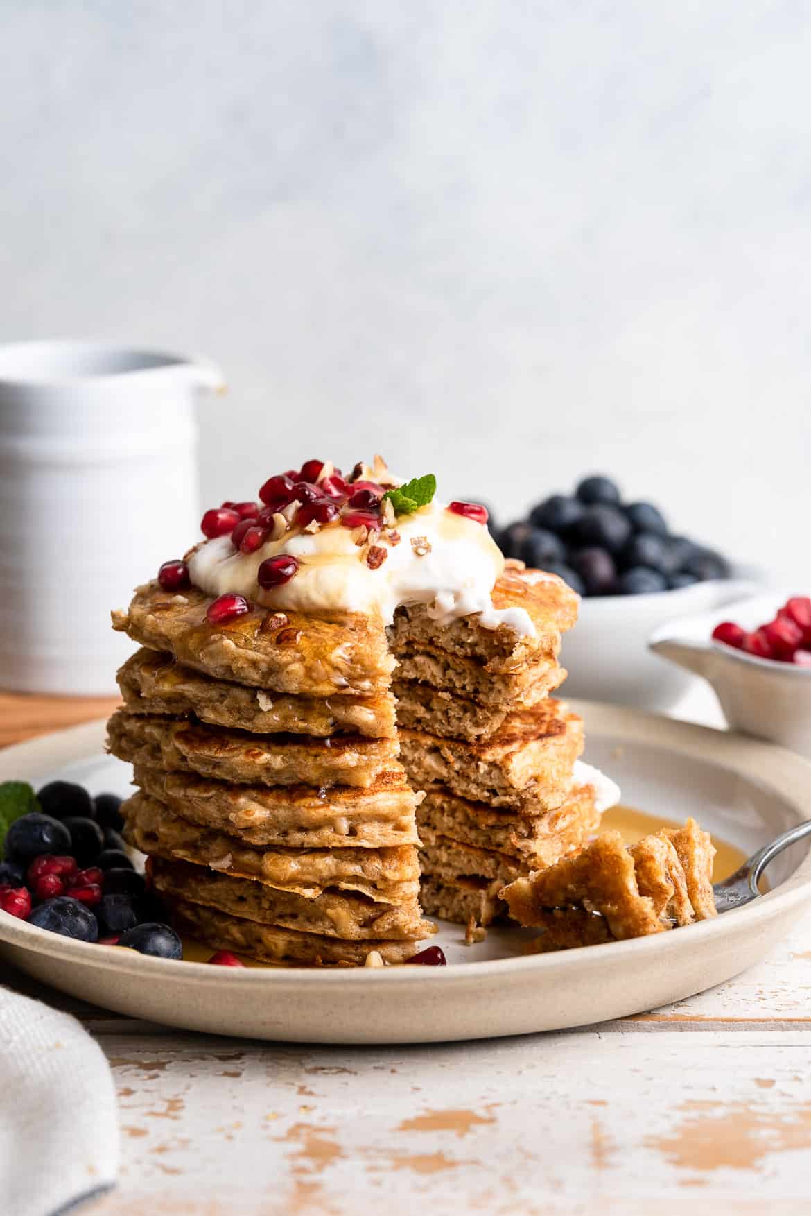 Oatmeal Pancakes (Overnight Oatmeal Pancakes) Kitchen Confidante