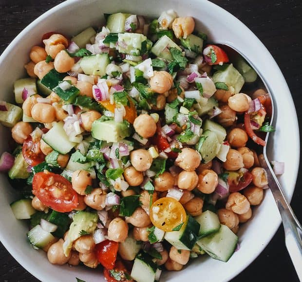 Chickpea Salad | Five Little Things - May 16, 2014 | www.kitchenconfidante.com