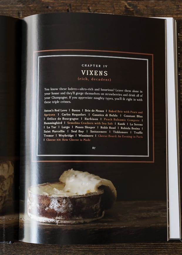 Interior pages of Di Bruno Bros House of Cheese Cookbook.