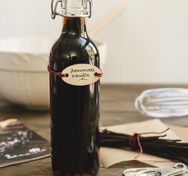 Homemade Vanilla Extract | www.kitchenconfidante.com | Homemade vanilla is easy to make and makes a wonderful present!