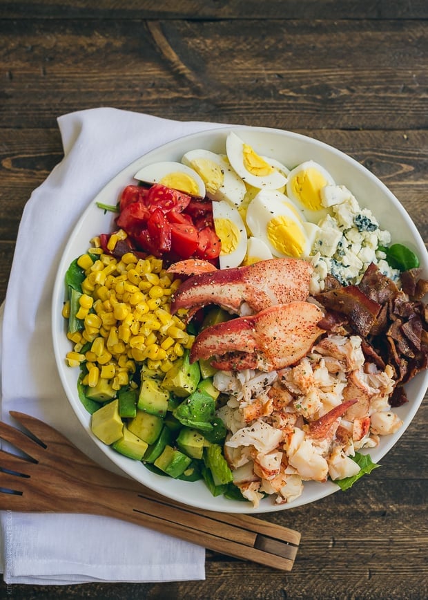 Lobster Cobb Salad | www.kitchenconfidante.com