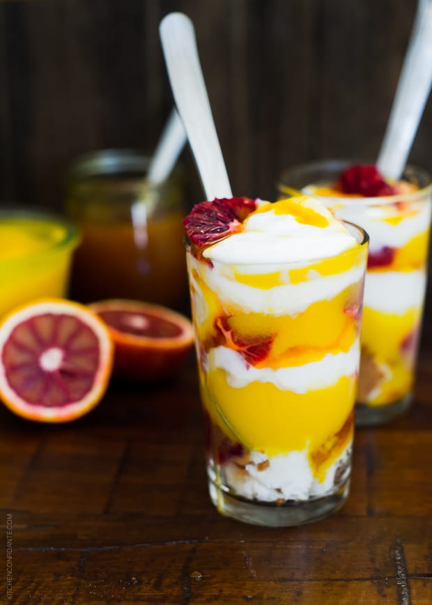 Passion Fruit Blood Orange Trifle | Kitchen Confidante
