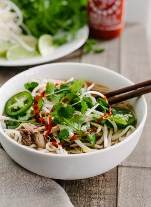 Prime Rib Pho | www.kitchenconfidante.com | Save those prime rib roast bones and make a Vietnamese style noodle soup!