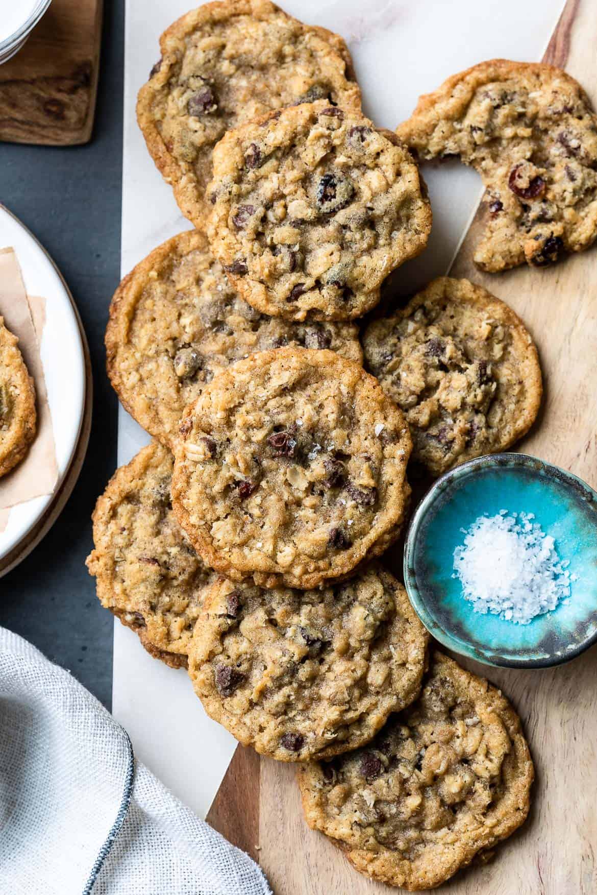 Chocolate Chip Cranberry Oat Cookies | Kitchen Confidante