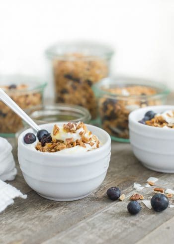 Blueberry Maple Granola | Kitchen Confidante