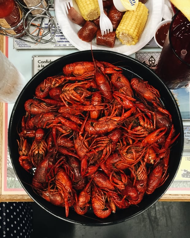 A dish of Crawfish.