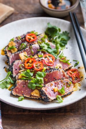Seared Ahi Tuna Tataki Kitchen Confidante