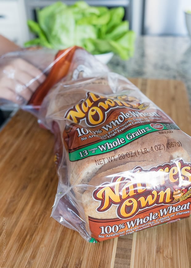 A loaf of Nature's Own whole wheat bread.