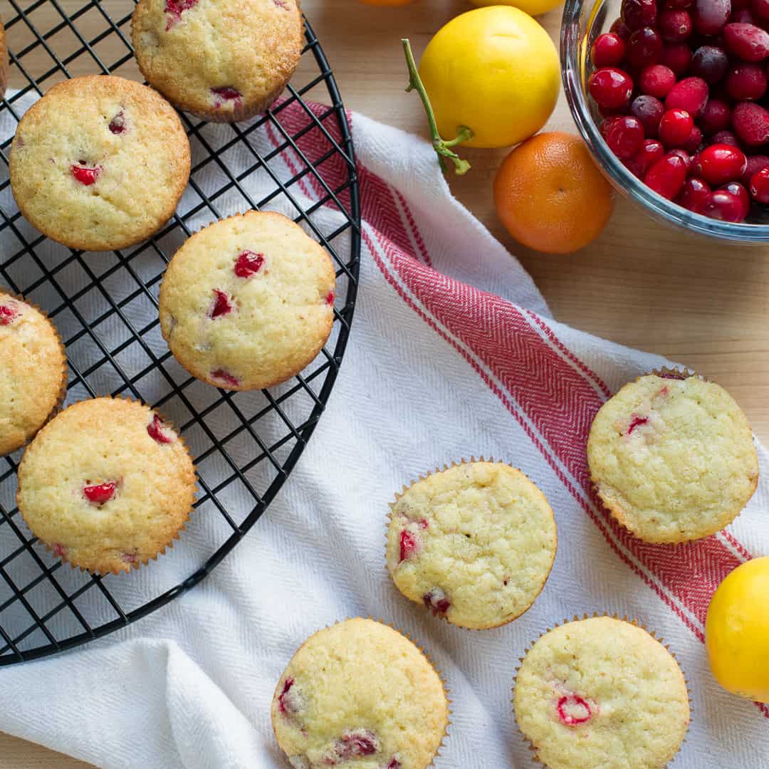 Cranberry Citrus Muffins | Kitchen Confidante