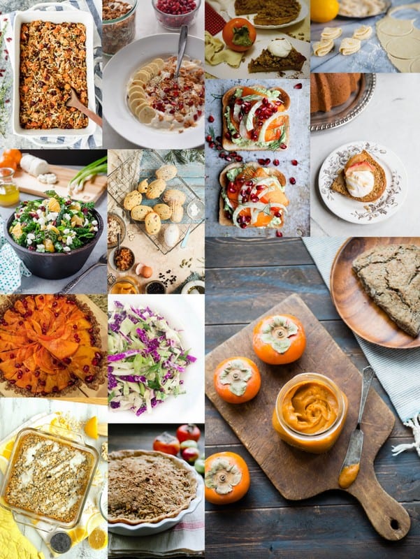 A collage of Eat Seasonal in December Recipes. 