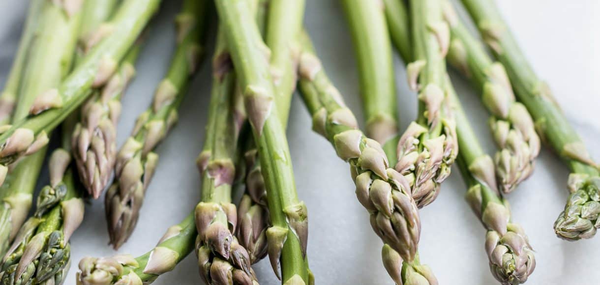 Spring's tender asparagus.