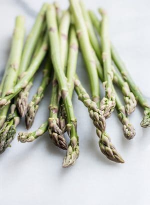Spring's tender asparagus.