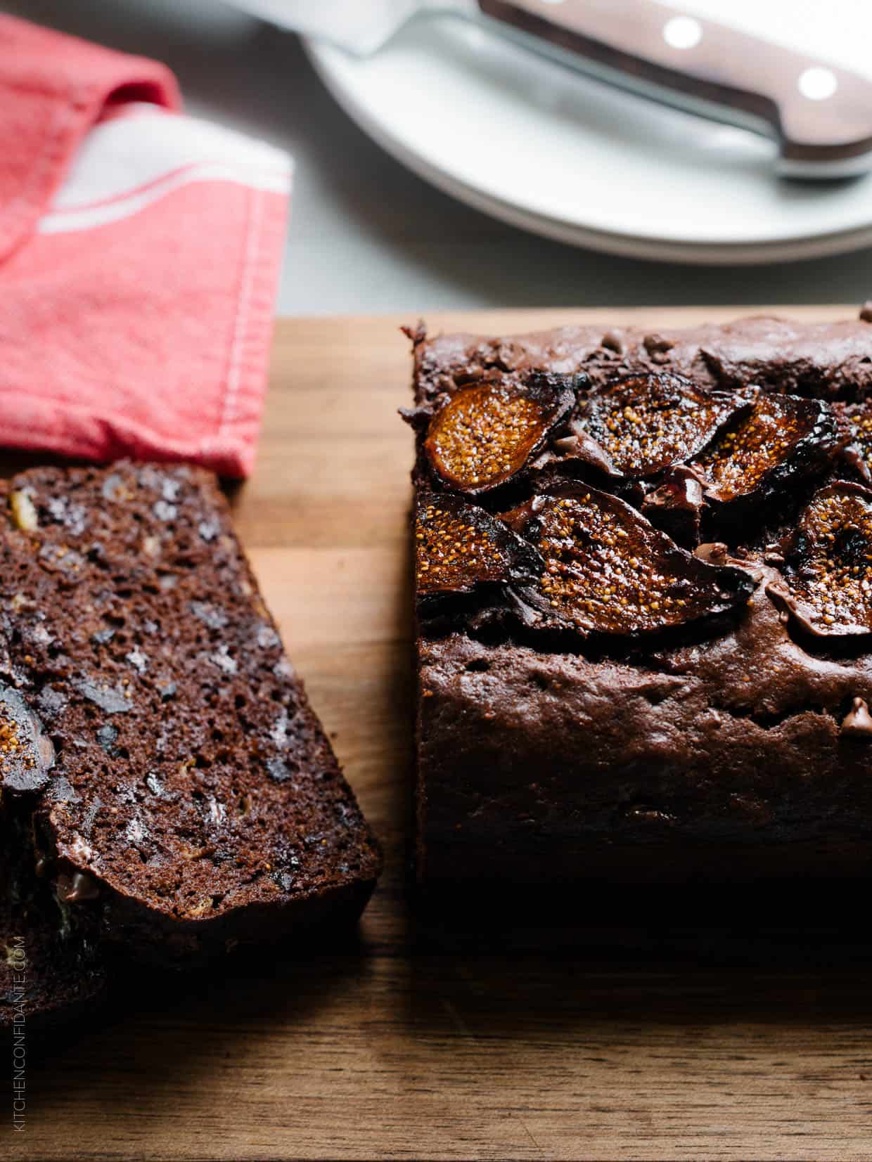 Chocolate Banana Fig Bread - you won't be able to resist a slice!