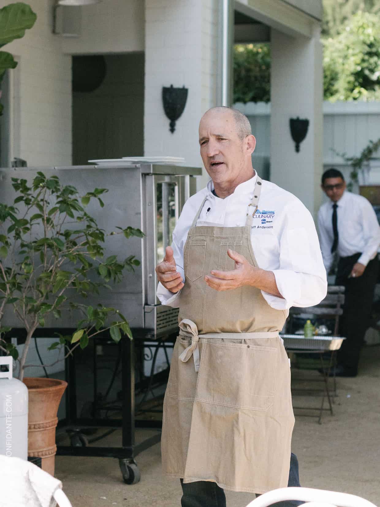 Chef Jeff Anderson during Safeway #MySignature Moments, Los Angeles, California.