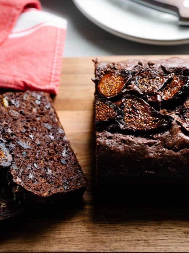 Chocolate Banana Fig Bread