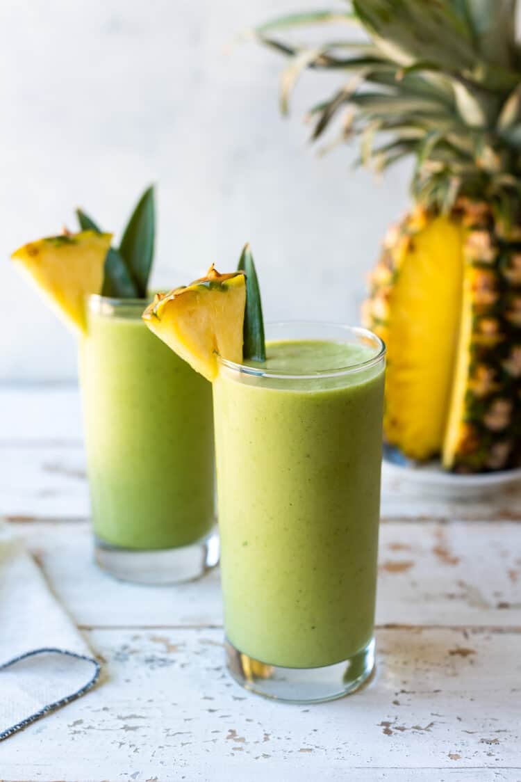 Piña Colada Green Smoothie | Kitchen Confidante