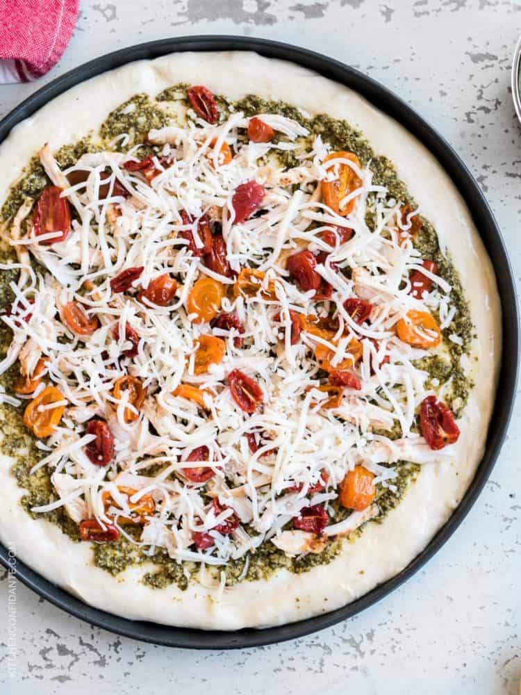 Chicken Pesto Pizza Kitchen Confidante®