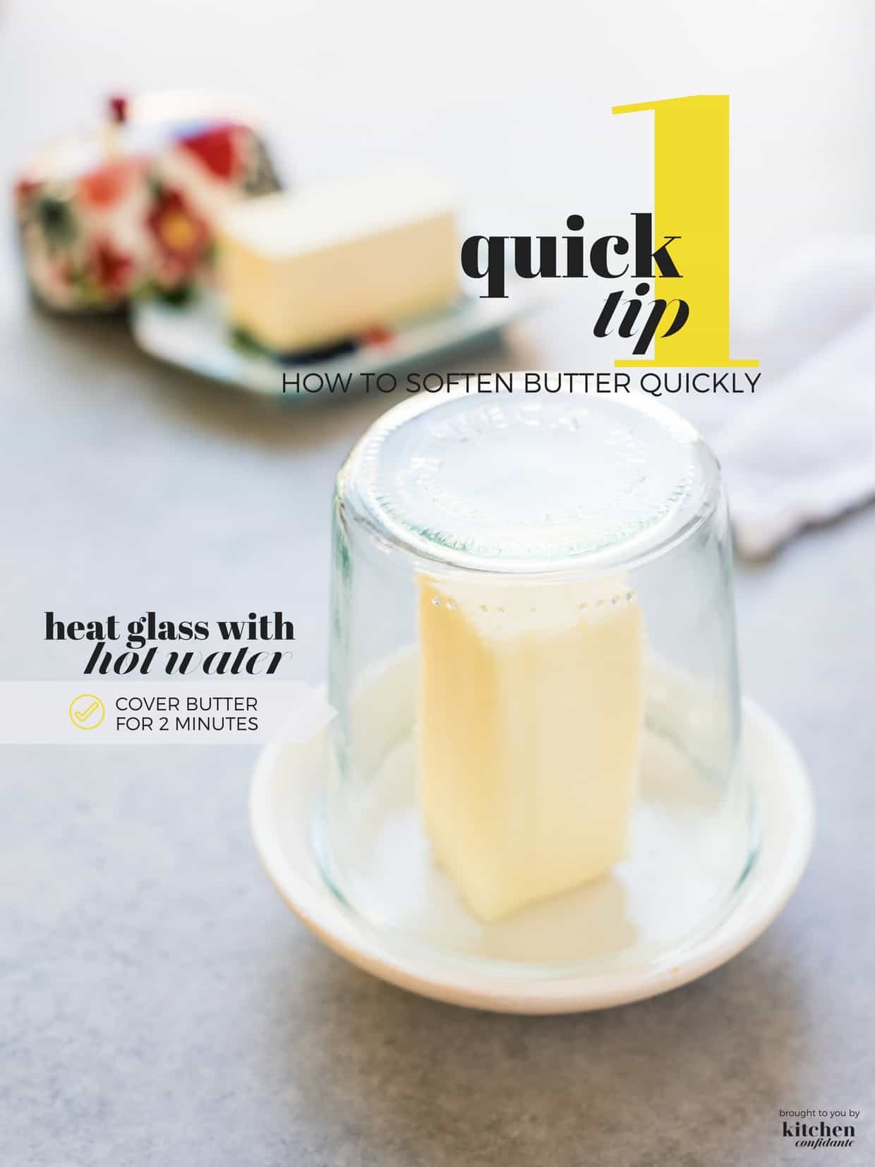 How to Soften Butter Quickly  One Quick Tip - Kitchen Confidante®