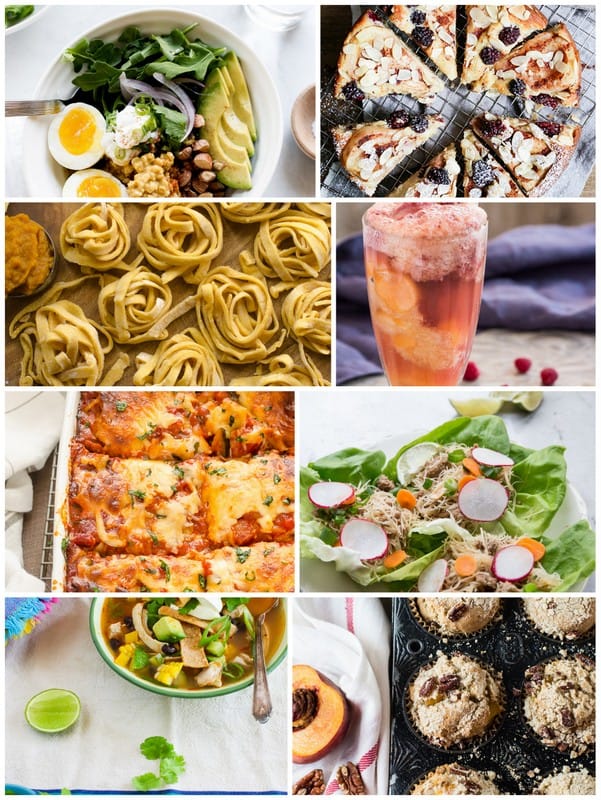 Collage graphic of Eat Seasonal September Recipes