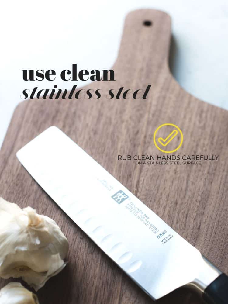 How to Remove the Smell of Garlic from Your Hands One Quick Tip