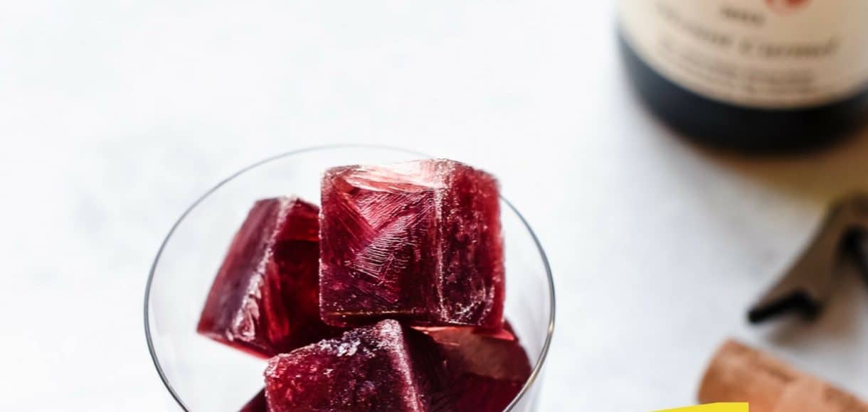 How to Use Leftover Wine Wine Ice Cubes One Quick Tip Kitchen