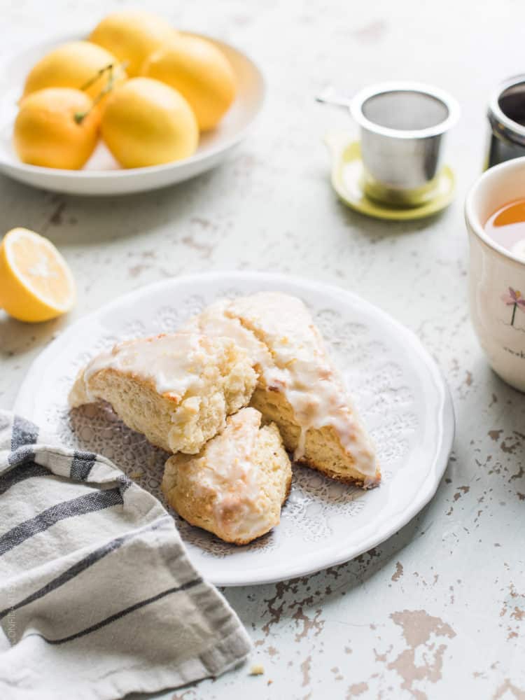 This recipe for Meyer Lemon Ricotta Scones will brighten up any winter morning with its moist, tender crumb and sweet lemon glaze.