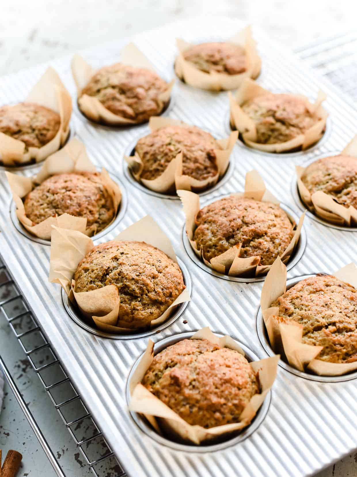Applesauce Muffins with Chia Seeds Kitchen Confidante®