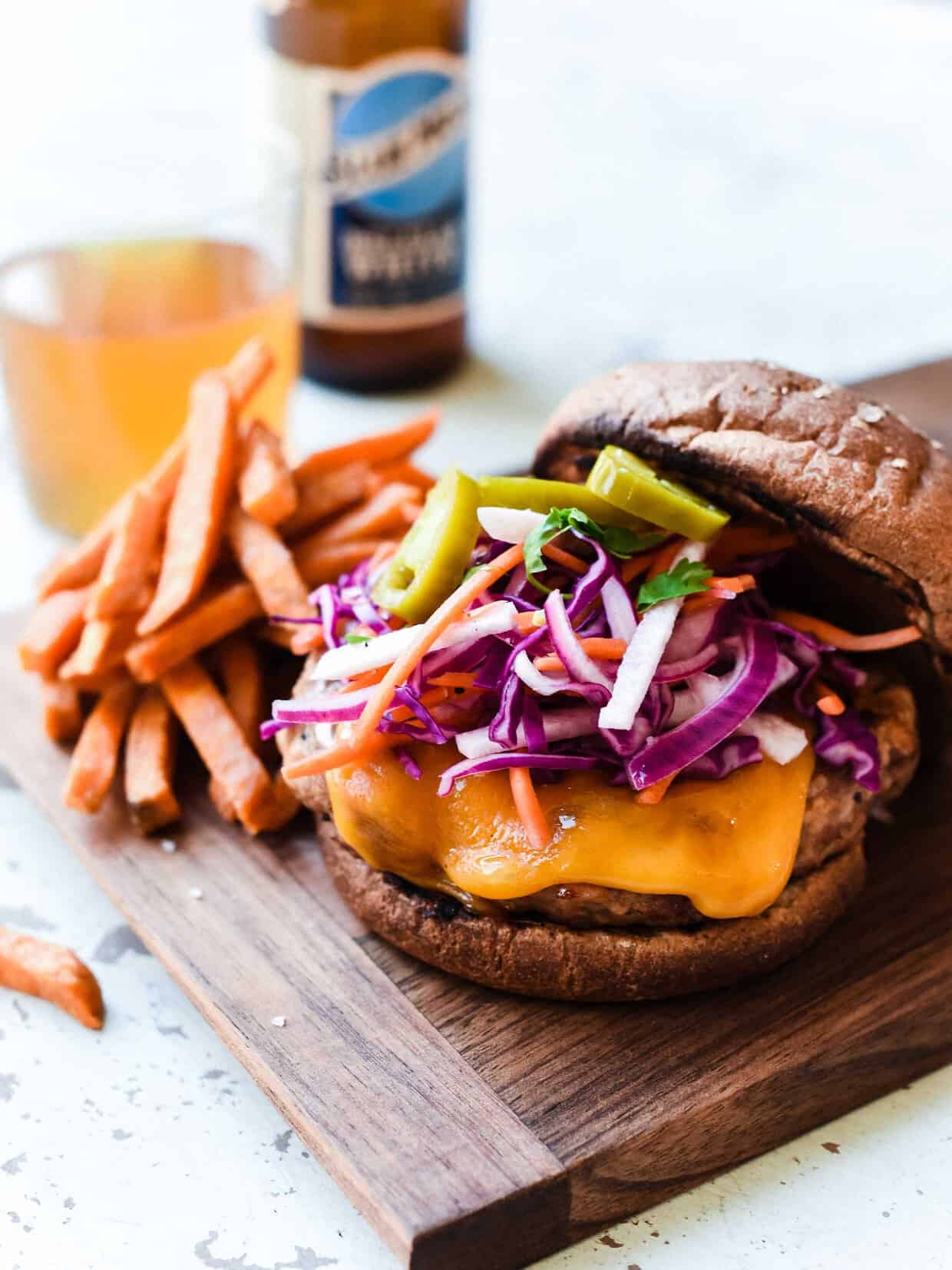 Filipino-style Adobo Burgers