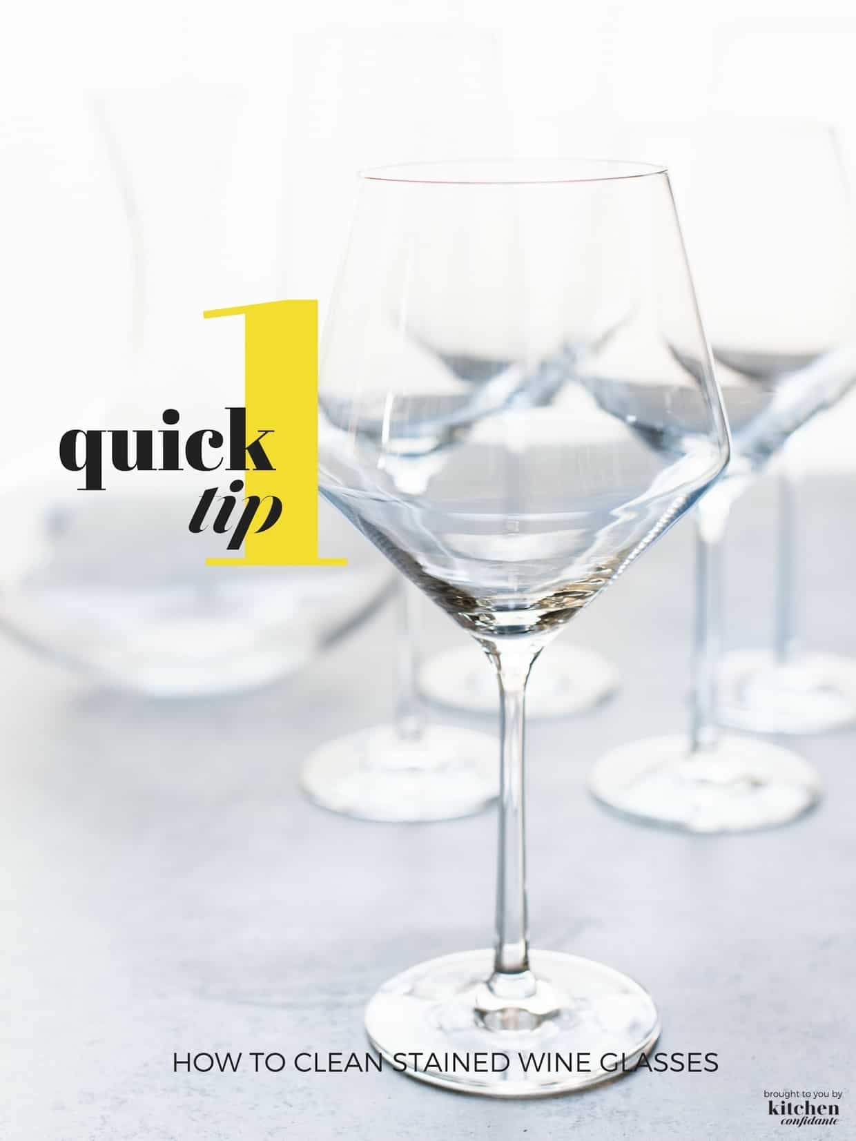How to Get Rid of Spots on Wine Glasses