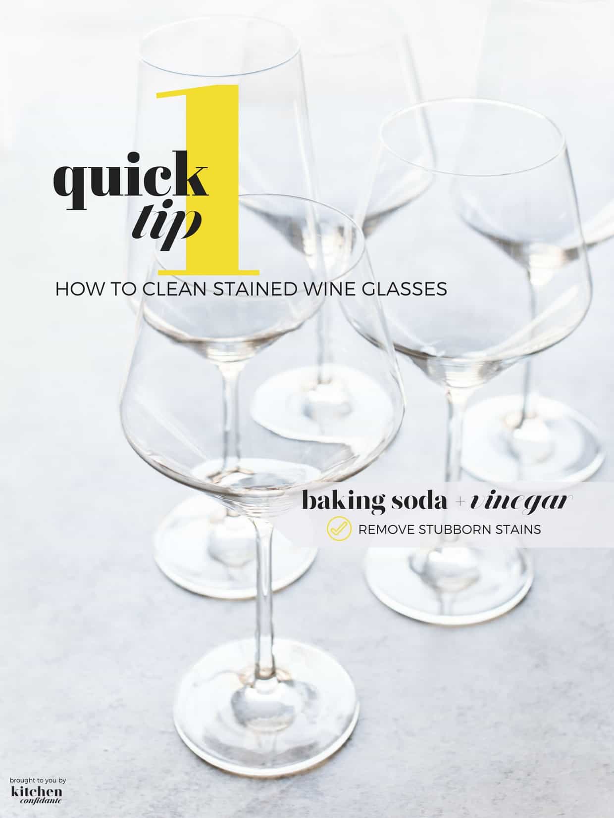 Clean wine glasses on a light background.