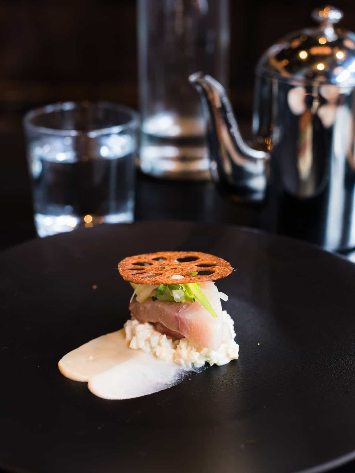 Hamachi Crudo at Villon San Francisco