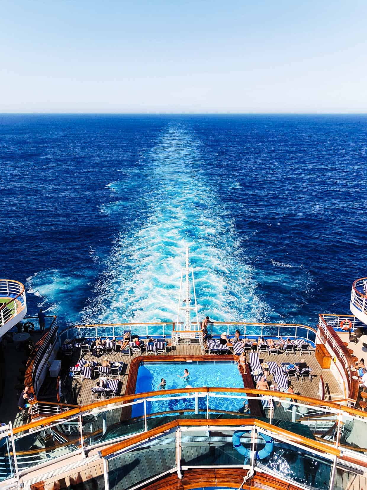 The on board view while cruising the Mexican Riviera with Princess Cruises.