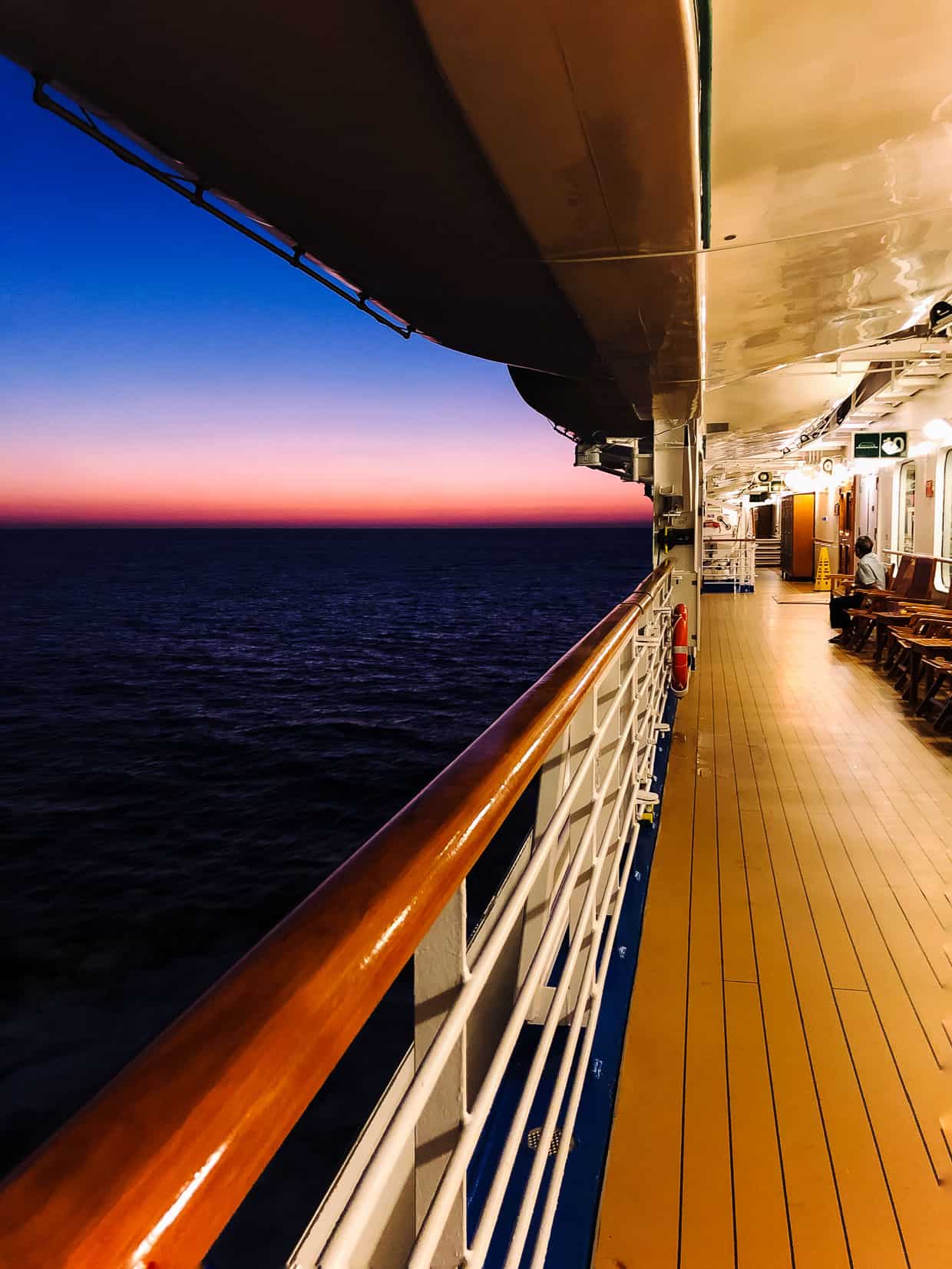 View from on board the Ruby Princess while cruising the Mexican Riviera.