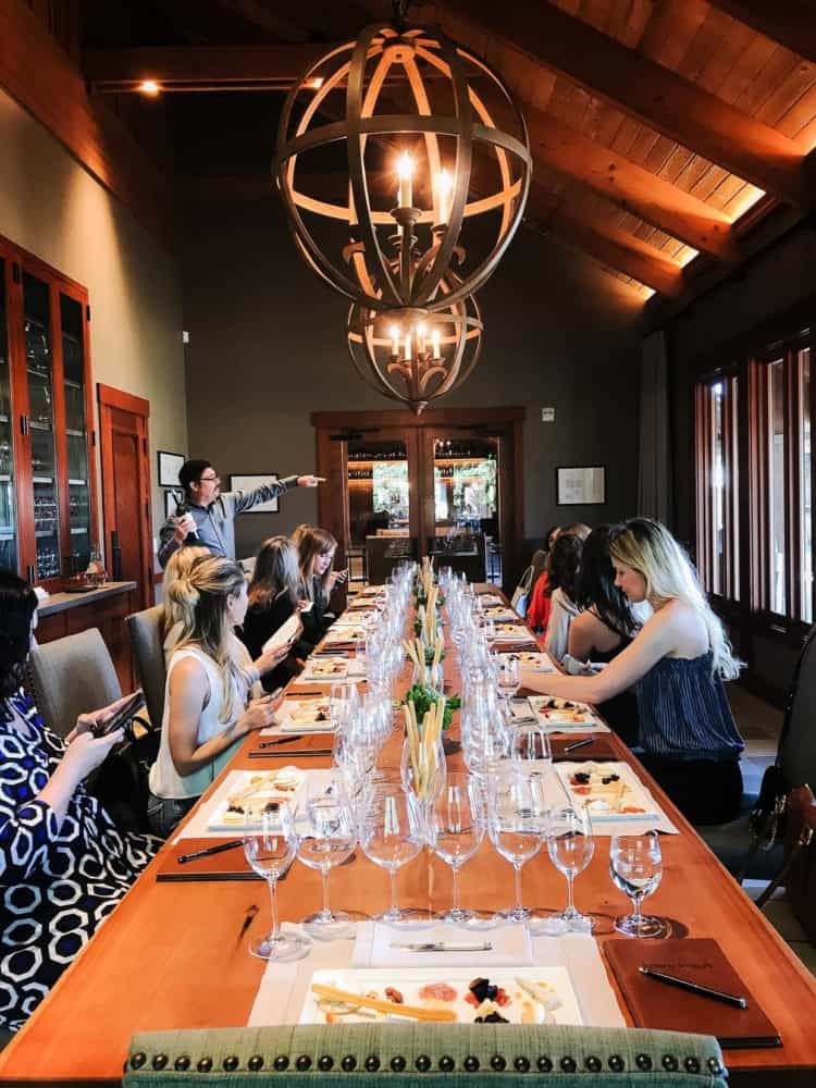 Wine Tasting at Joseph Phelps with Zephyr. #sponsored by Zephyr Ventilation. #ZephyrDesignTribe #ZephyrDesignerRetreat2017.