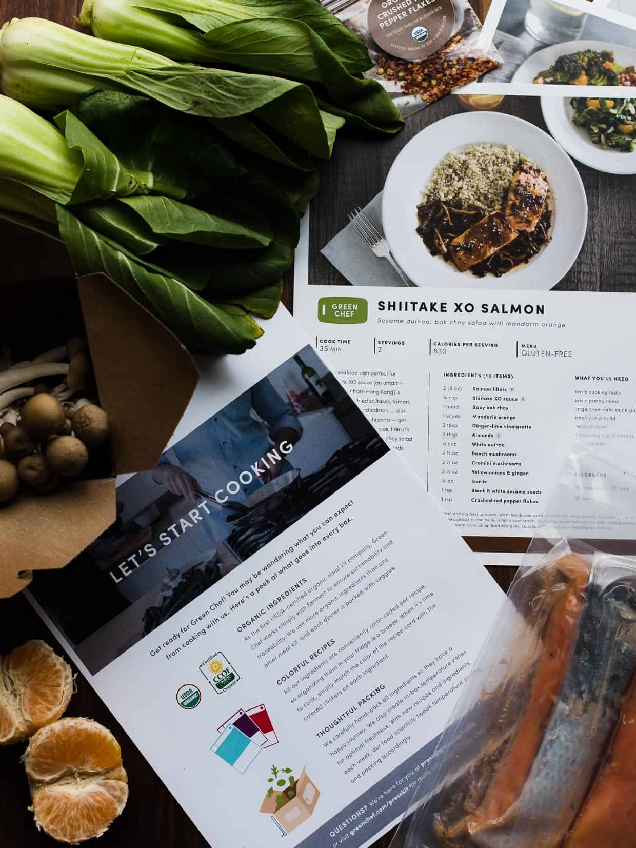 recipes from Green Chef