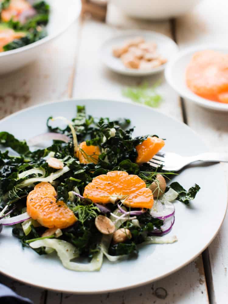 Mandarin Orange Kale Salad Kitchen Confidante®