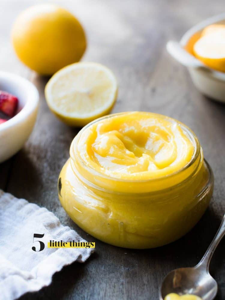 Five Little Things I loved included a jar of lemon curd.