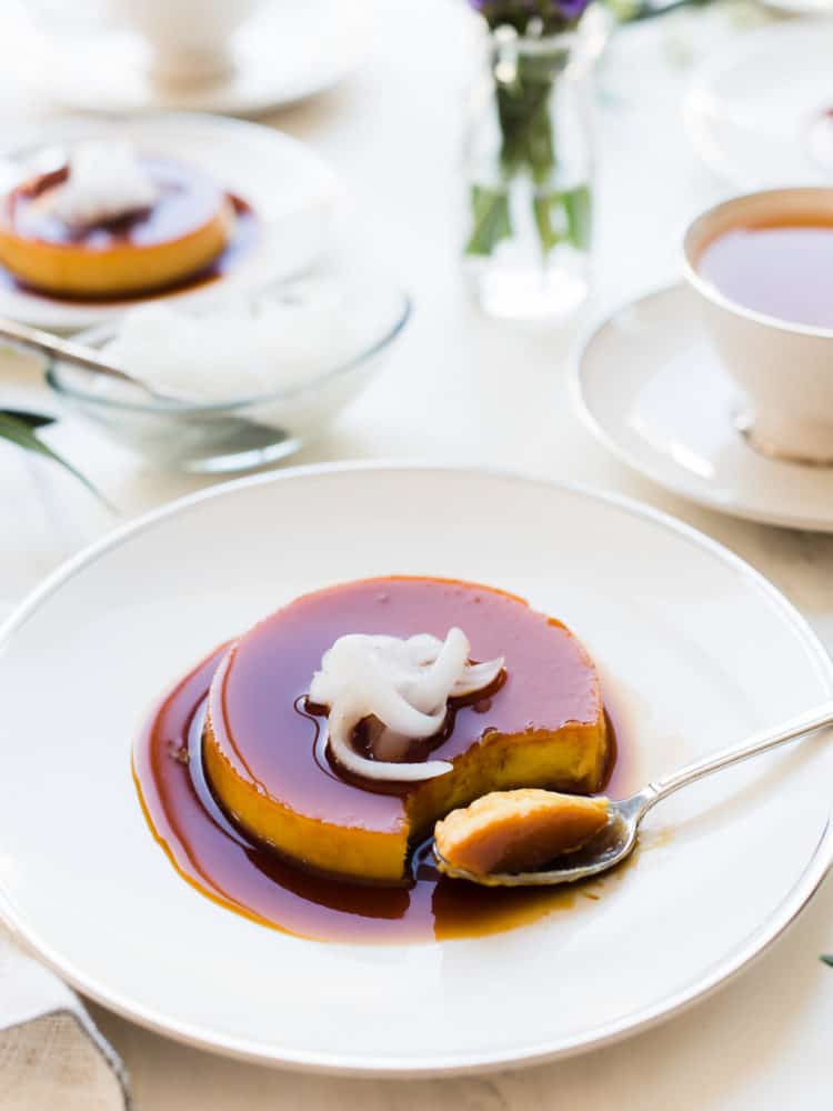 Coconut Leche Flan Kitchen Confidante®