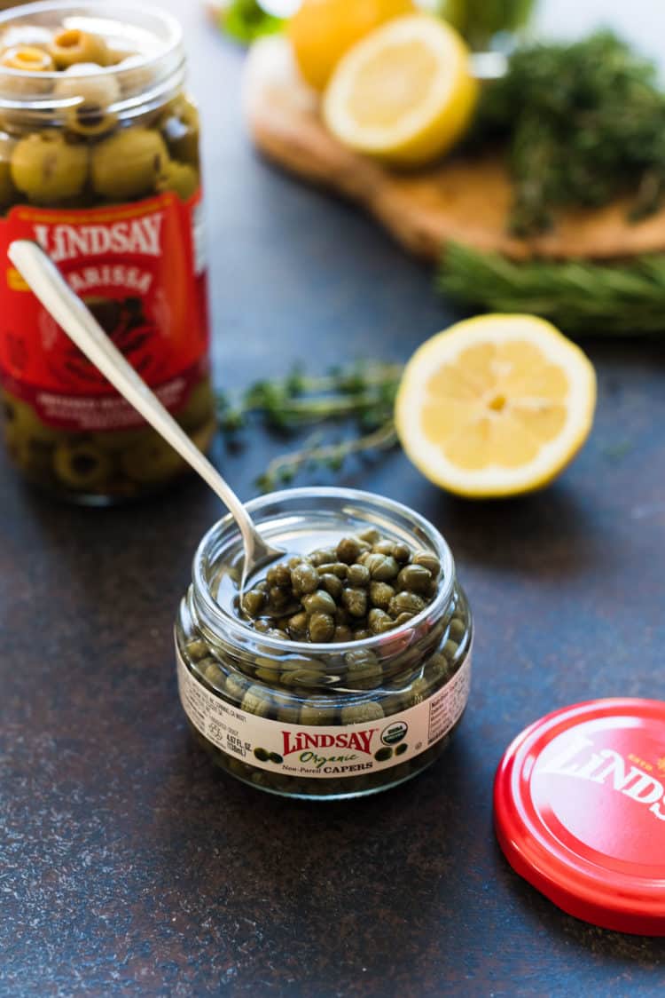 Capers by Lindsay Olives in jar