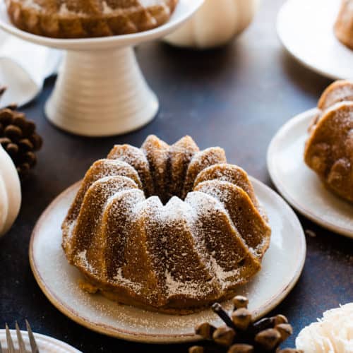 Pumpkin Spice Buttermilk Bundt Cake