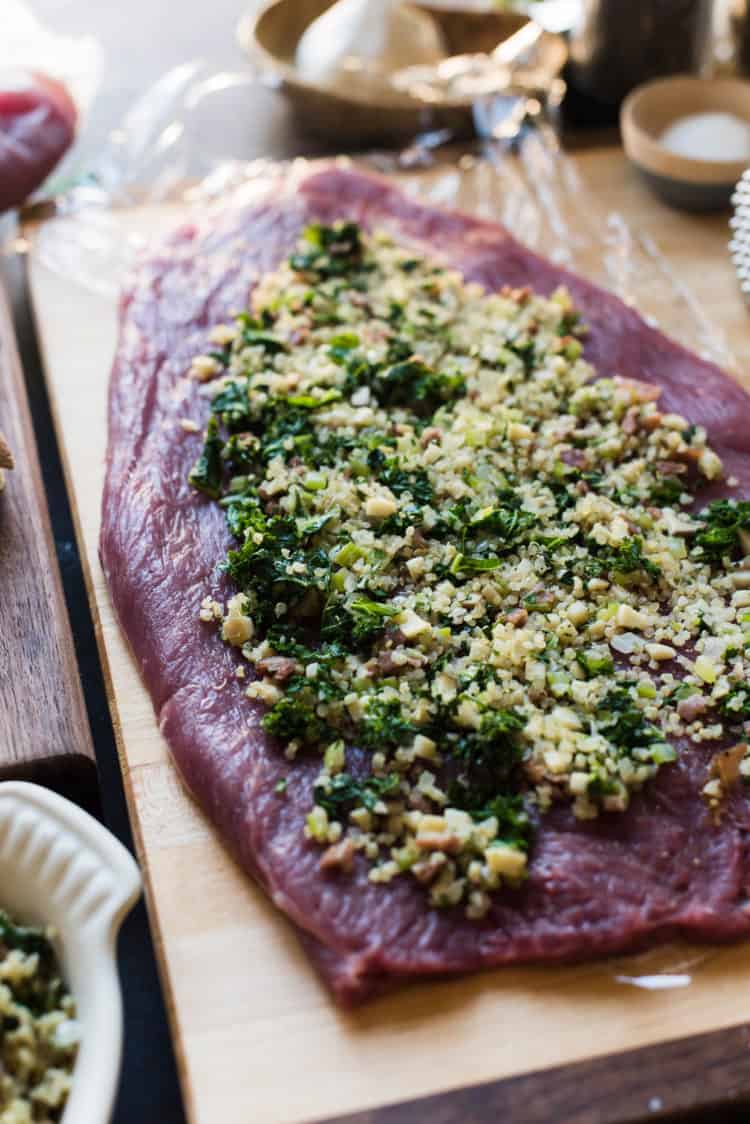 Stuffing for Quinoa Stuffed Pork Tenderloin