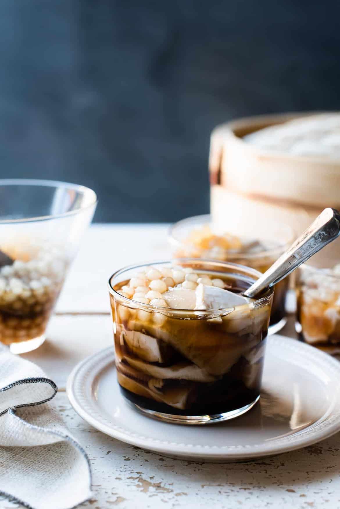 Taho: Filipino Silken Tofu with Sago Pearls and Syrup - Kitchen Confidante®