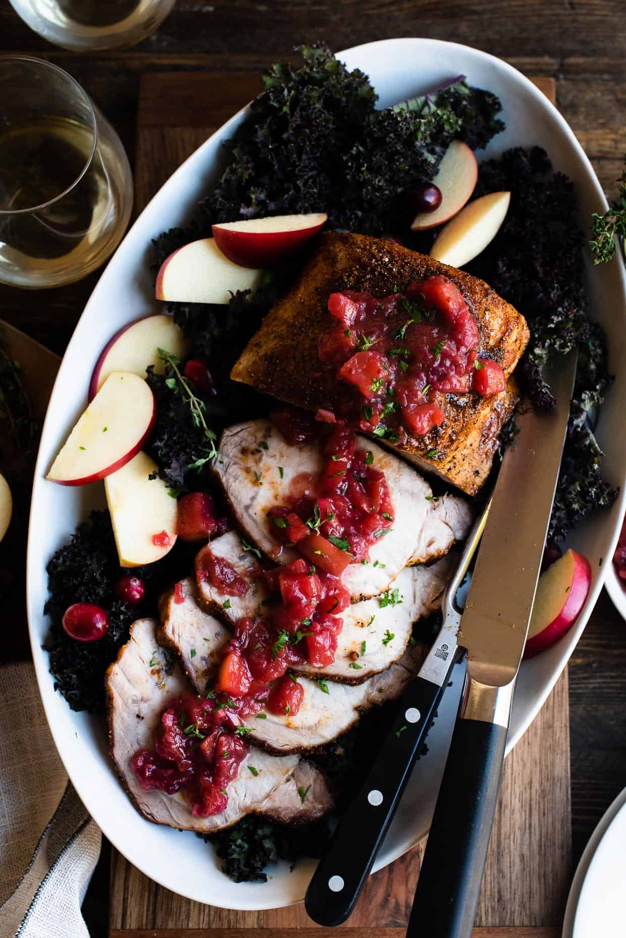 Roast Pork Loin With Apple Chutney Kitchen Confidante® 2898