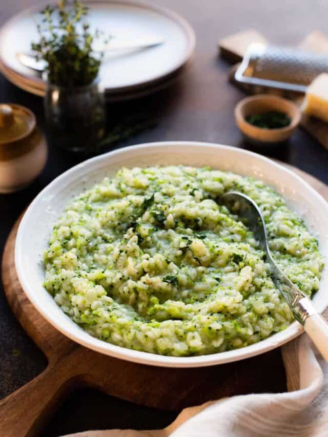 Broccoli Risotto Kitchen Confidante®