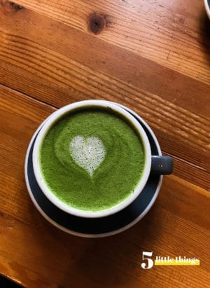 Matcha Lattes are one of Five Little Things I loved the week of March 29, 2019.