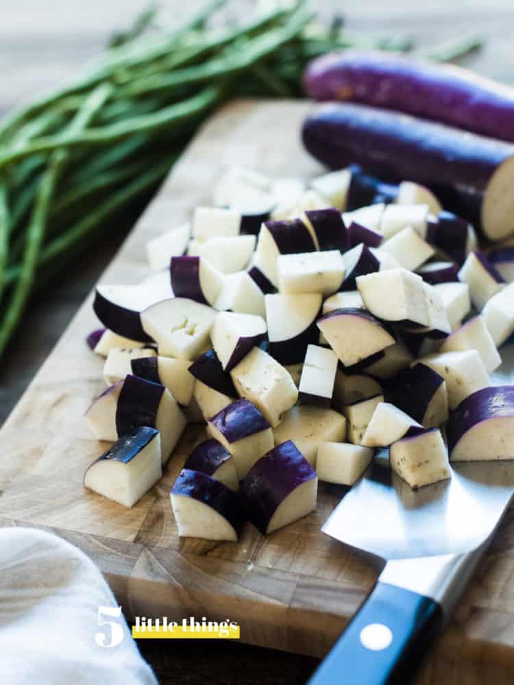 Chopped eggplant is one of Five Little Things I loved the week of May 10, 2019.