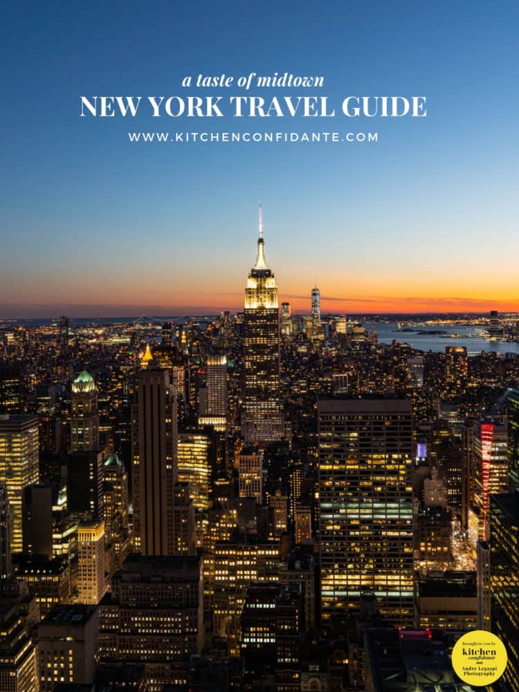 Night time view of Midtown New York in A Taste of Midtown: New York Travel Guide